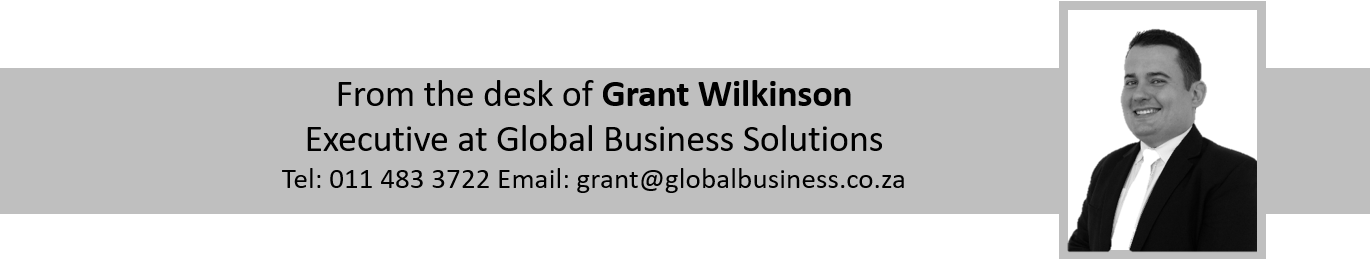Grant Wilkinson is an executive at Global Business Solutions.